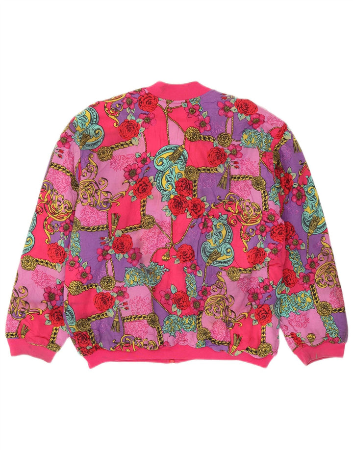 Giubbotto bomber Marks & Spencer per ragazze St. Michael 13-14 anni rosa floreale