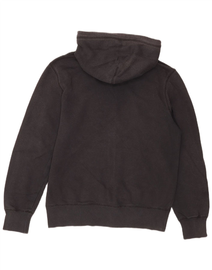 Felpa con cappuccio e zip Nike da uomo in cotone nero medio