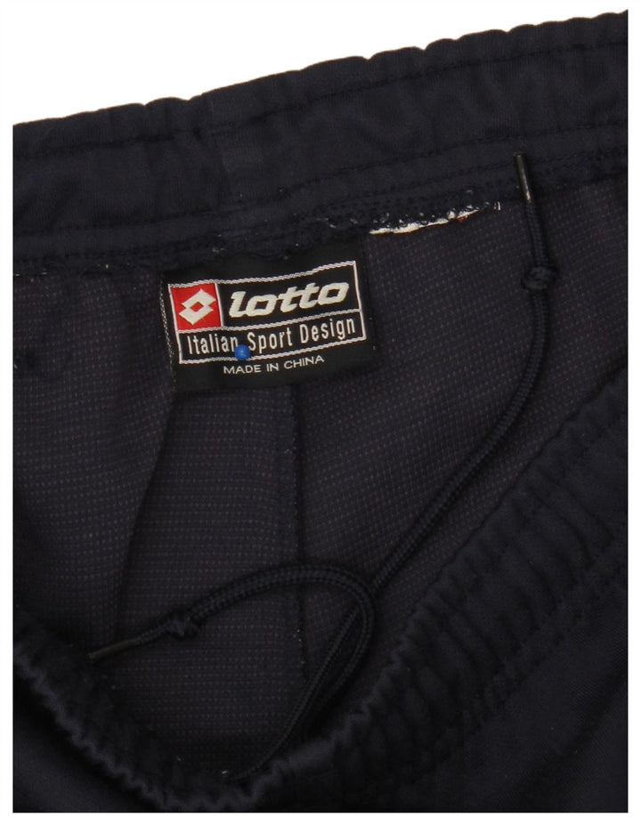 Tuta intera da uomo con grafica Lotto Large in poliestere color block blu navy