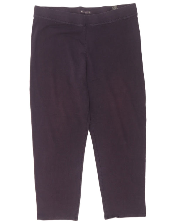 Leggings da donna Marks & Spencer UK 22 3XL Cotone blu navy
