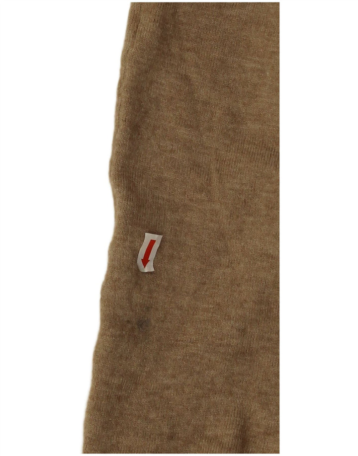 Maglione cardigan lungo da donna Zara UK 14 Beige medio