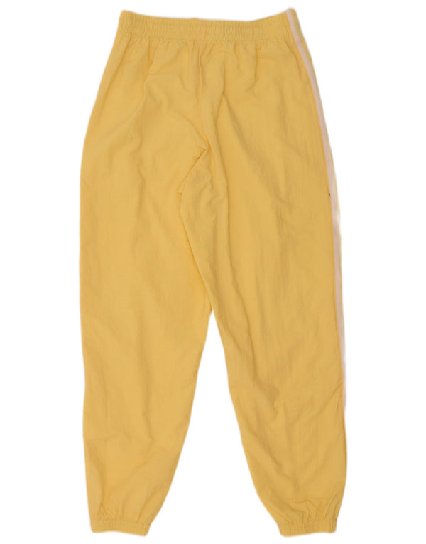 Pantaloni da tuta con grafica Adidas da donna Joggers UK 12 Medium Giallo
