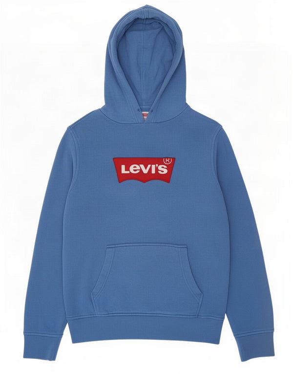 Maglione con cappuccio grafico da uomo Levi's piccolo blu