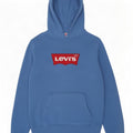 Maglione con cappuccio grafico da uomo Levi's piccolo blu