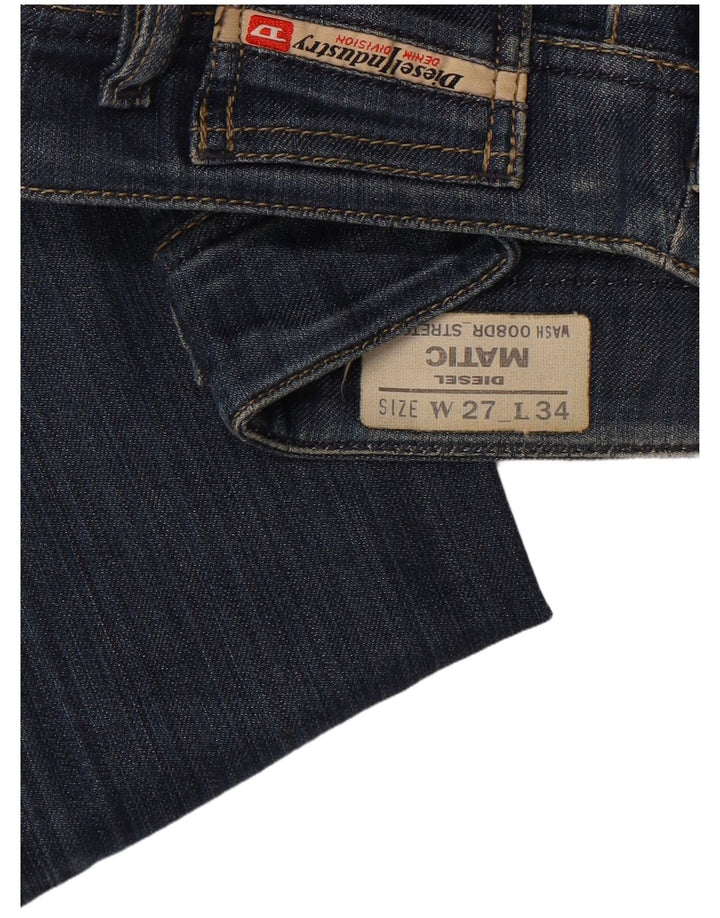 DIESEL Womens Matic Skinny Jeans W27 L34 Navy Blue