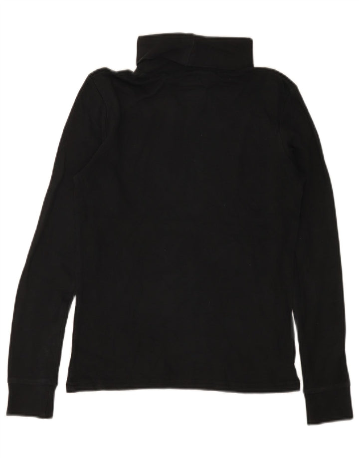 Mountain Warehouse Top da donna con collo alto a maniche lunghe UK 8 Small Nero