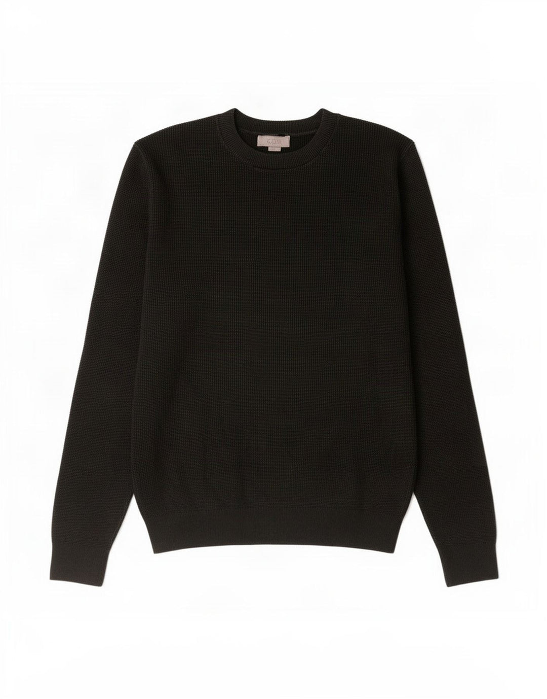 Maglione girocollo da uomo Cos piccolo in cotone nero