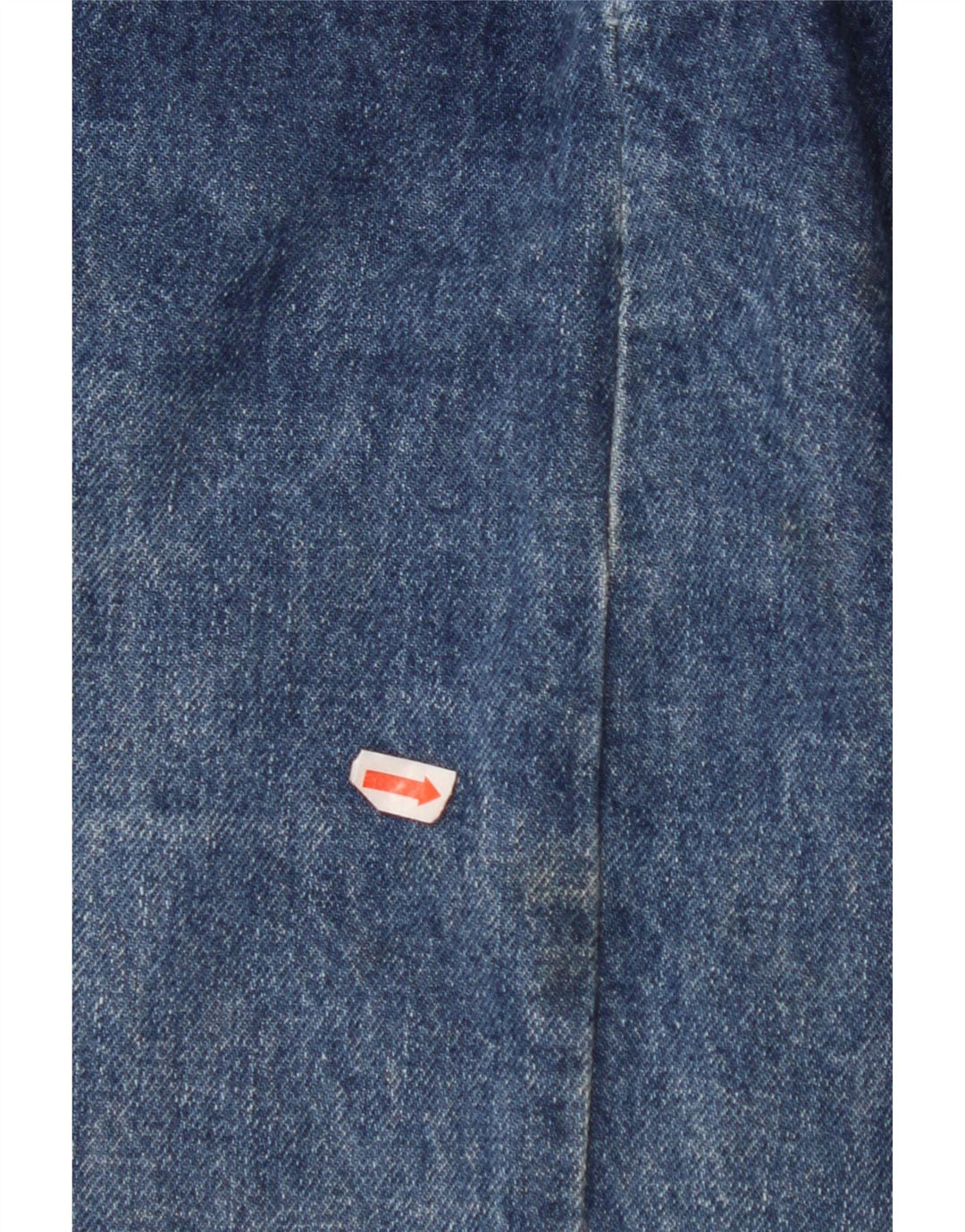Gonna di jeans a vita alta per ragazze VINTAGE 15-16 anni W24 cotone blu