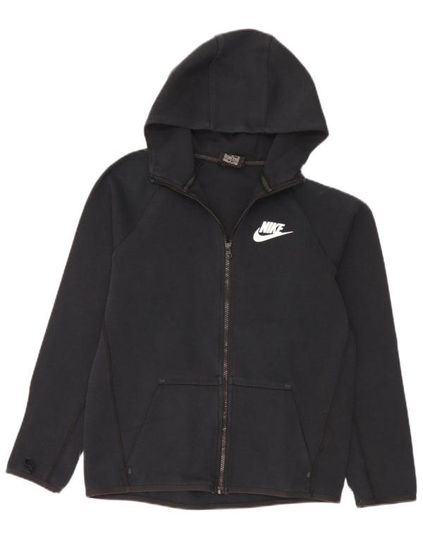 Felpa con cappuccio e zip Nike da ragazzo 13-14 anni XL Nera