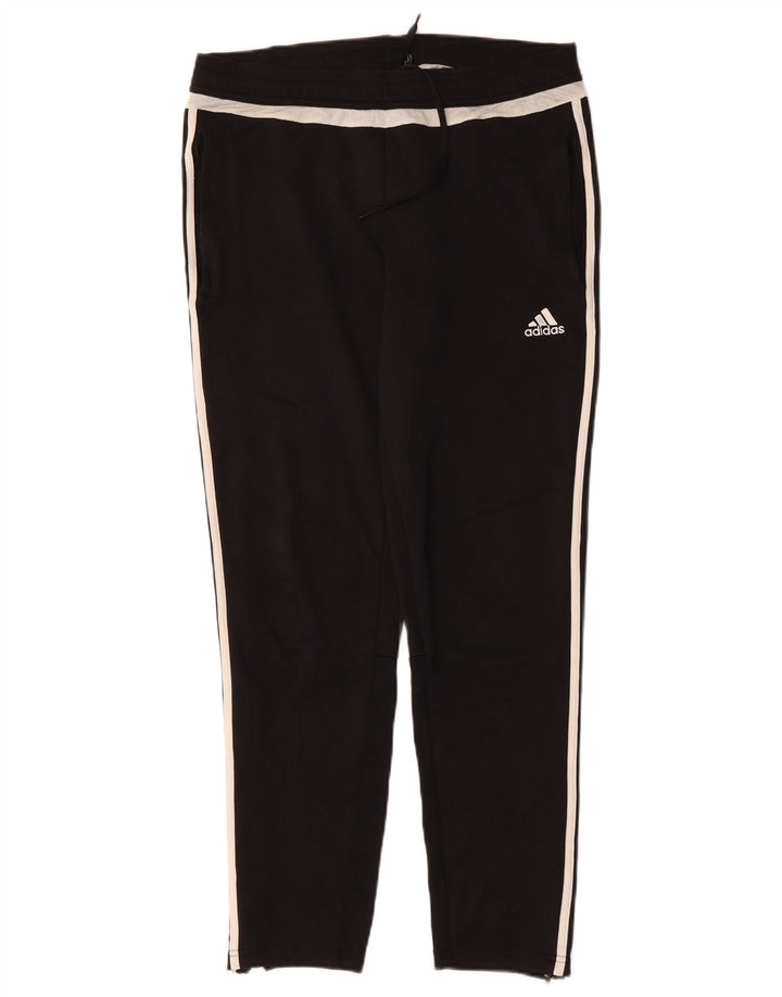 Pantaloni da tuta ADIDAS Climacool da donna UK 16/18 Large Nero Poliestere