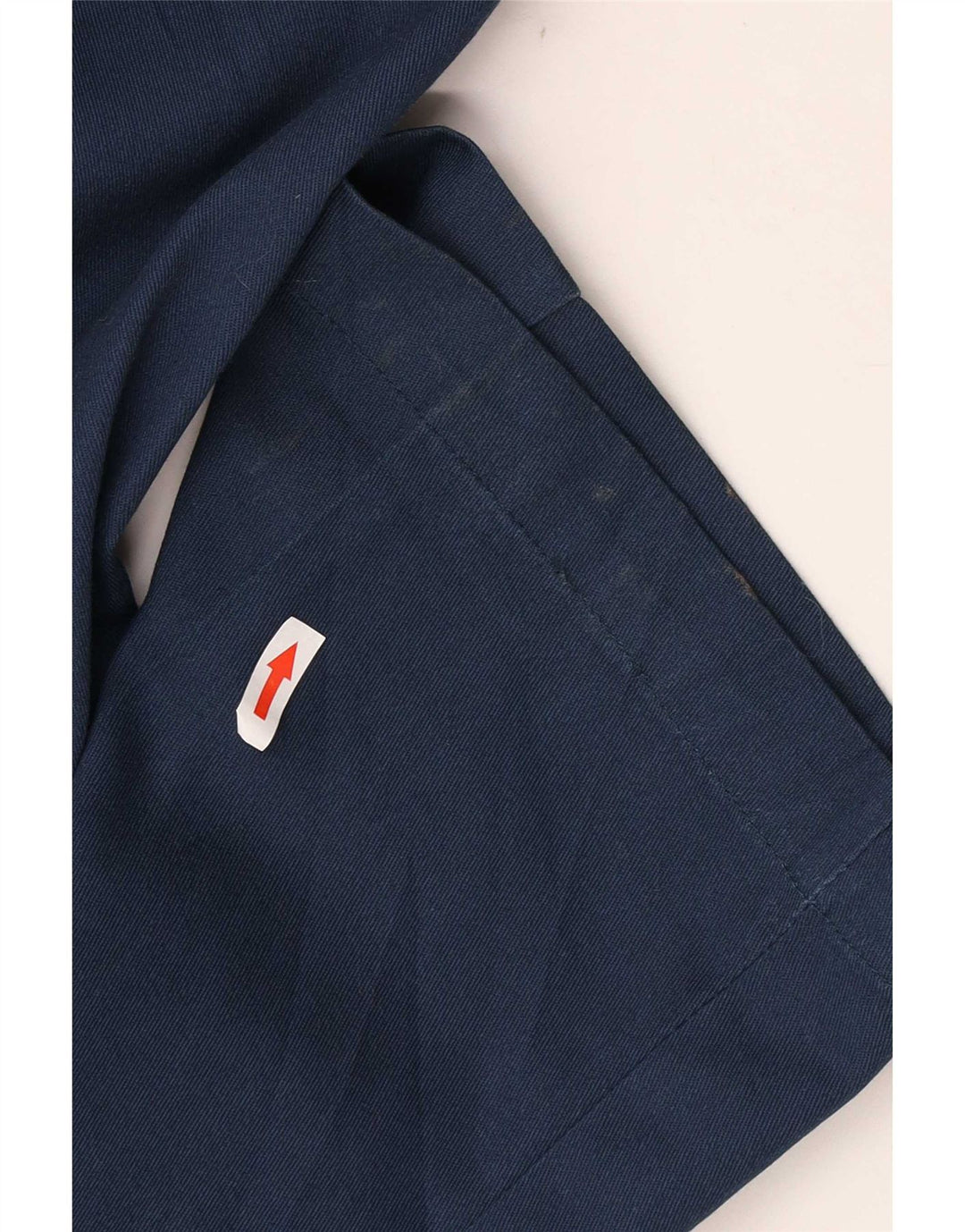 Pantaloni chino dritti da uomo Dickies W38 L34 poliestere blu navy