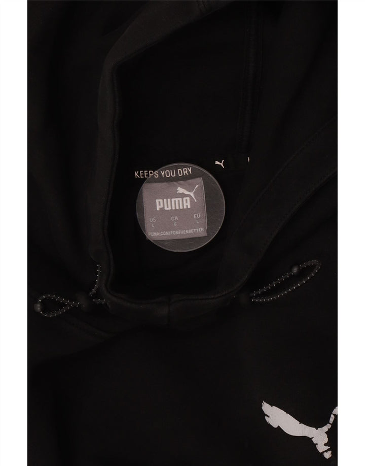 Felpa con cappuccio da donna Puma UK 16 grande nera