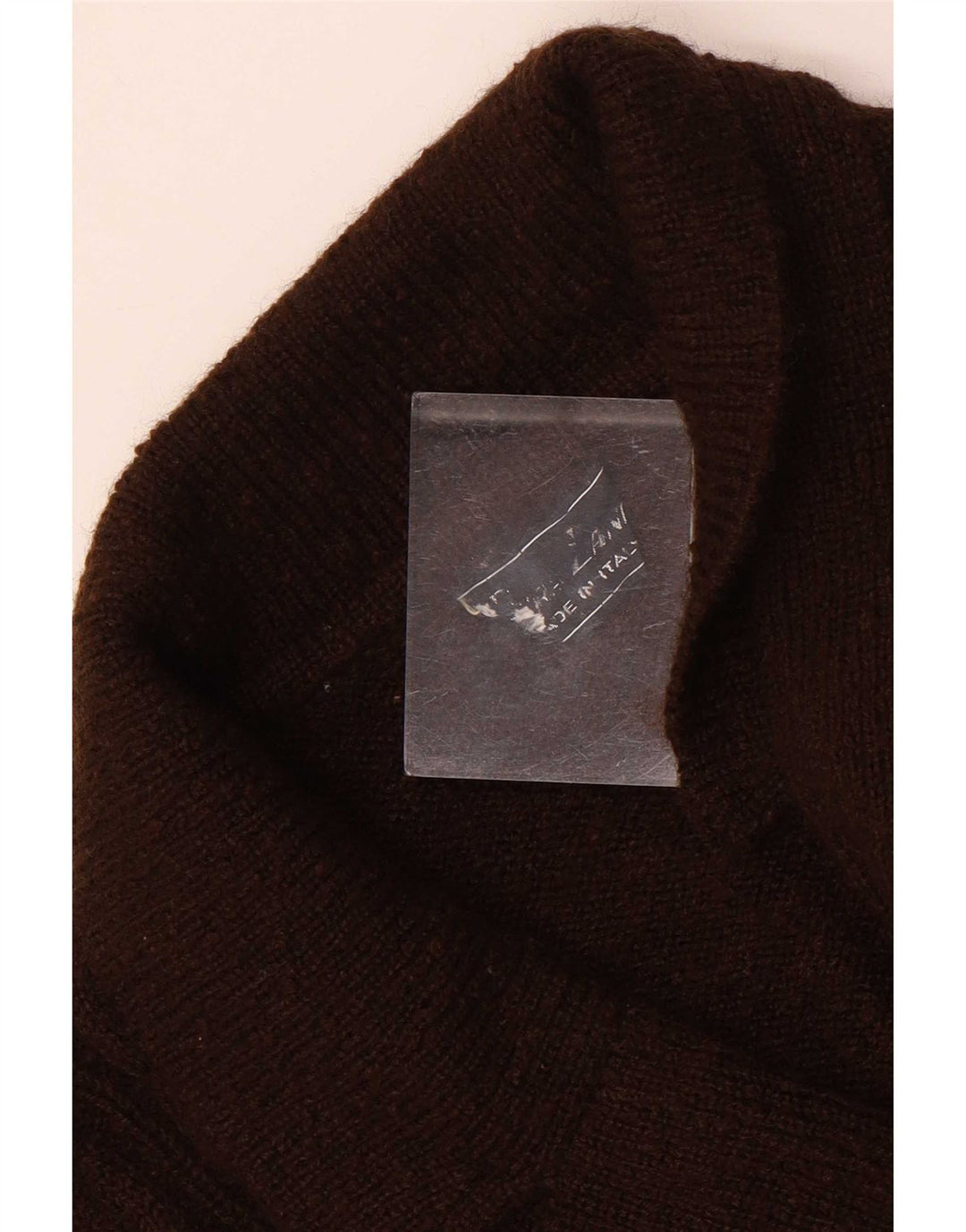 Maglione cardigan da donna vintage UK 12 Marrone medio