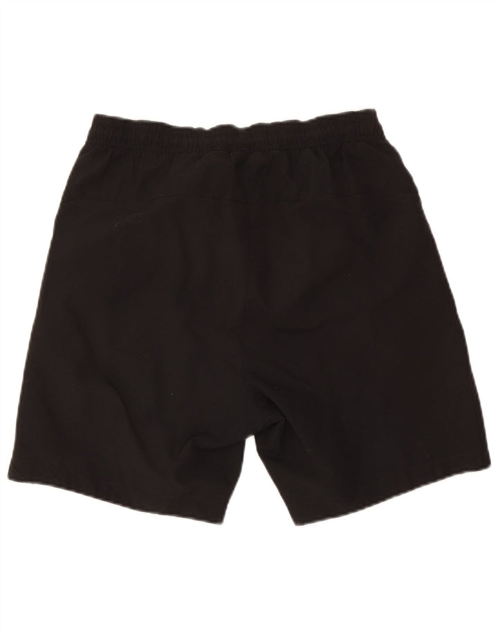 Pantaloncini sportivi grafici da uomo Adidas piccoli in poliestere nero
