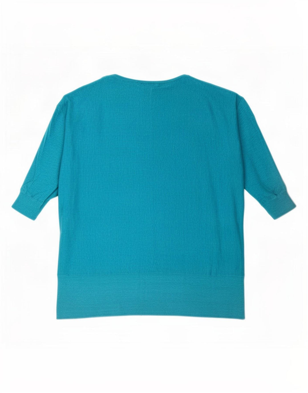 Phase Eight Camicetta oversize da donna a mezza manica 1/2 UK 14 Lino blu medio