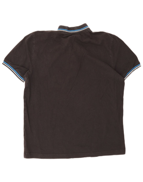 Polo Kappa Uomo Large a Righe Nere