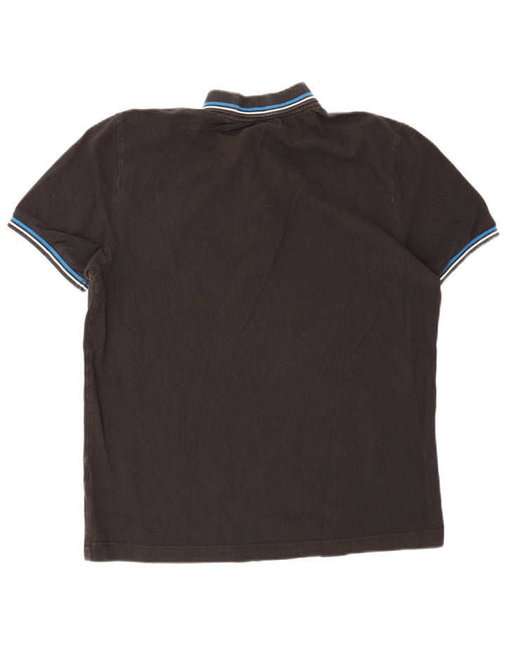 Polo Kappa Uomo Large a Righe Nere