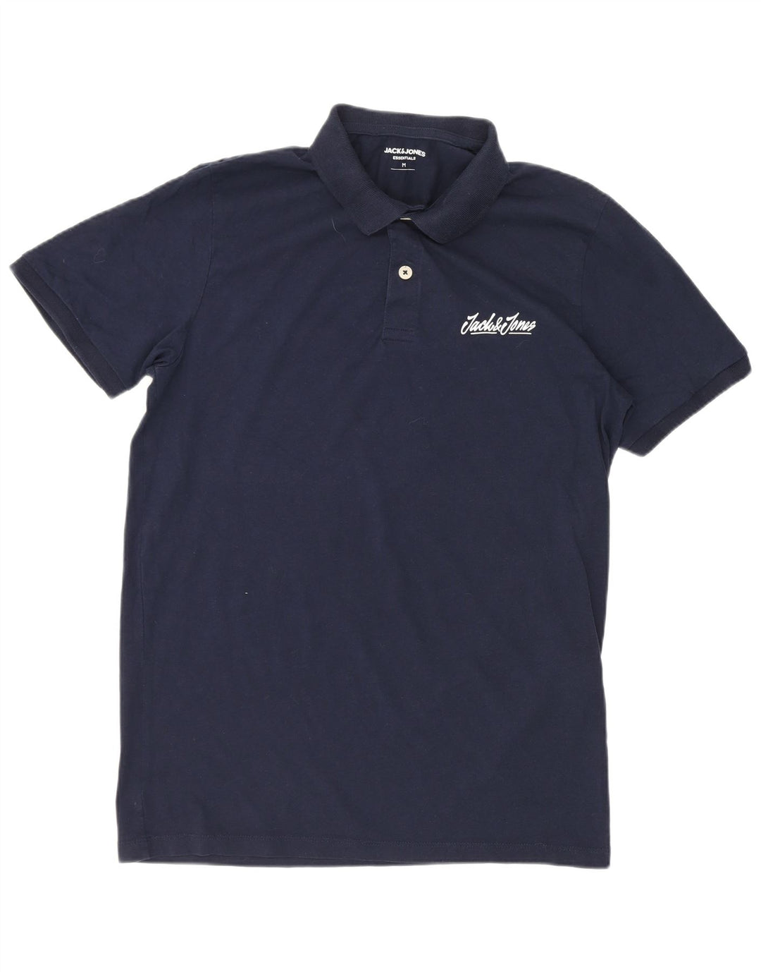 Polo da uomo Jack & Jones in cotone blu navy medio