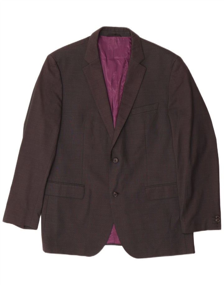 Giacca blazer da uomo a 2 bottoni Hugo Boss EU 54 2XL lana grigia