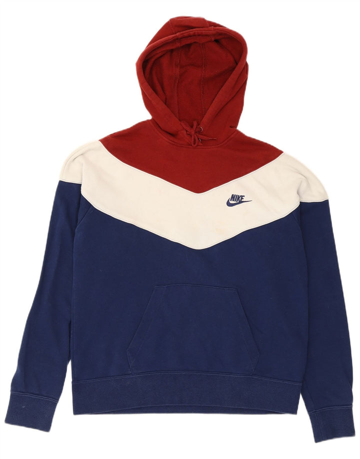 Felpa con cappuccio oversize da donna Nike UK 10 Small multicolore Colourblock