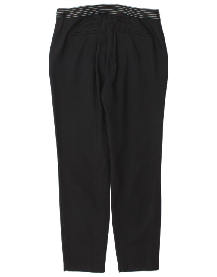 Pantaloni chino slim da donna Zara medi W29 L28 cotone nero