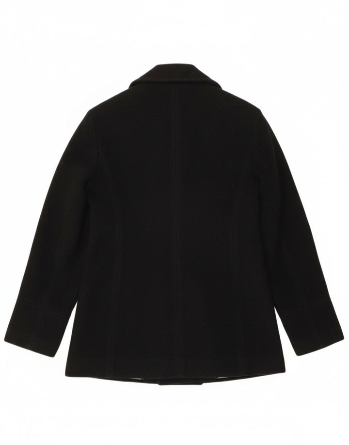 Caban da donna Calvin Klein UK 4 piccolo in lana nera