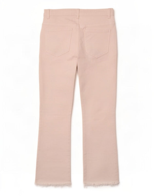 Jeans corti da donna Zara EU 38 piccoli W28 L26 cotone bianco