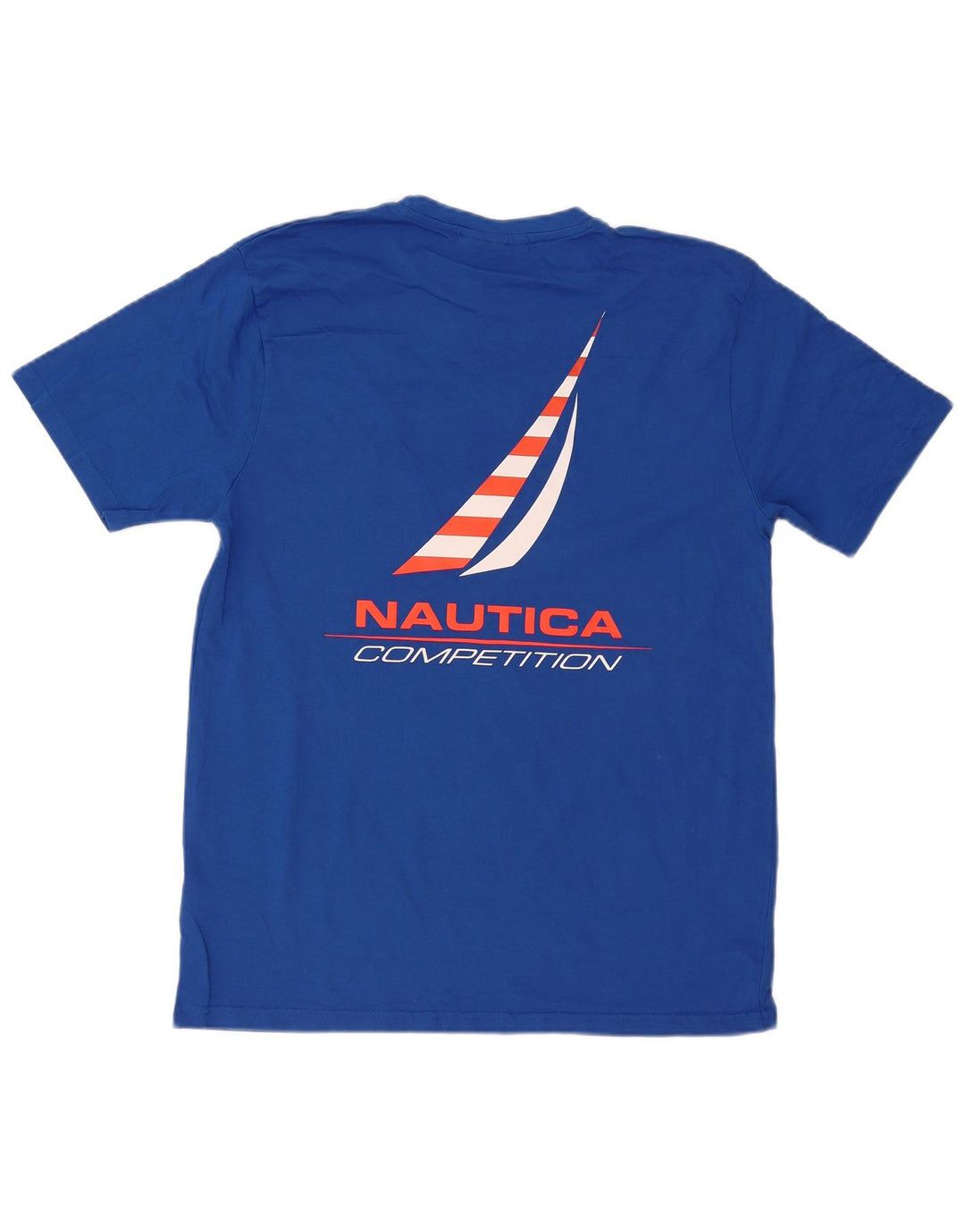 T-shirt grafica da uomo Nautica Top in cotone blu medio