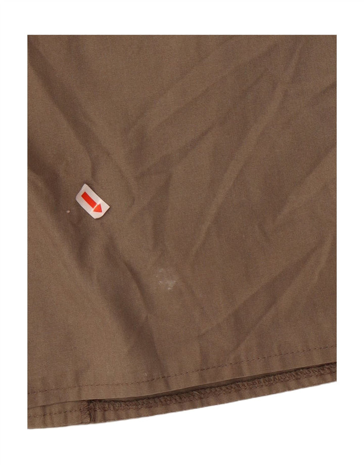 VINTAGE Mens Utility Jacket UK 40 Large Brown Polyester Vintage Vintage and Second-Hand Vintage from Messina Hembry 