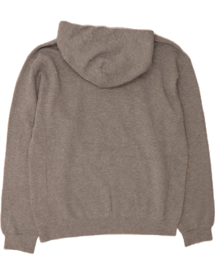 RUSSELL ATHLETIC Mens Graphic Hoodie Jumper Large Grey Polyester Vintage Russell Athletic and Second-Hand Russell Athletic from Messina Hembry 