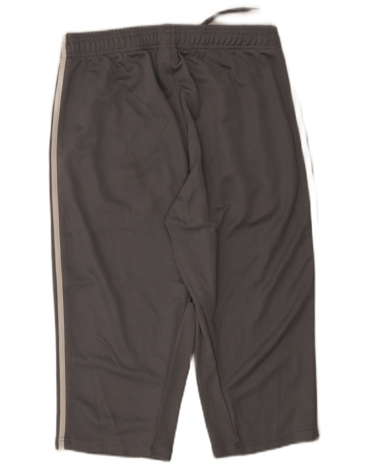 Pantaloncini sportivi Adidas Climacool da uomo in poliestere grigio medio