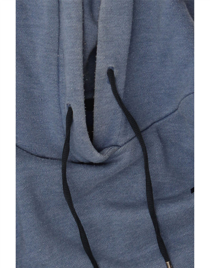 Felpa con cappuccio grafica da uomo Helly Hansen grande cotone blu