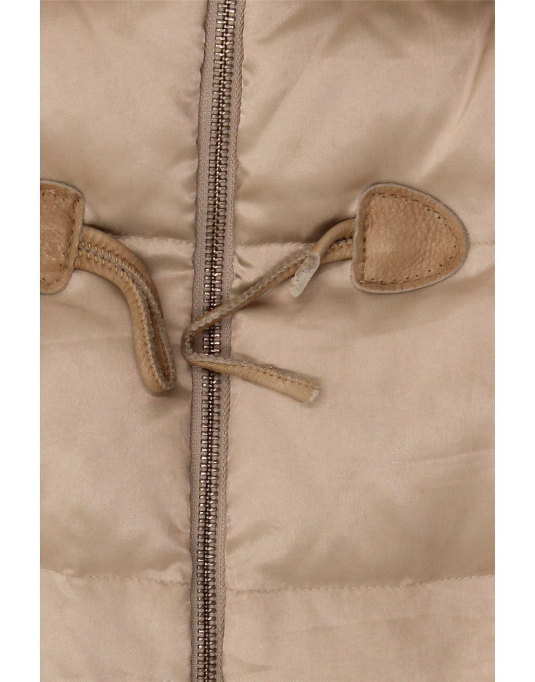 Montgomery imbottito da donna Moschino UK 14 Large Beige Poliestere