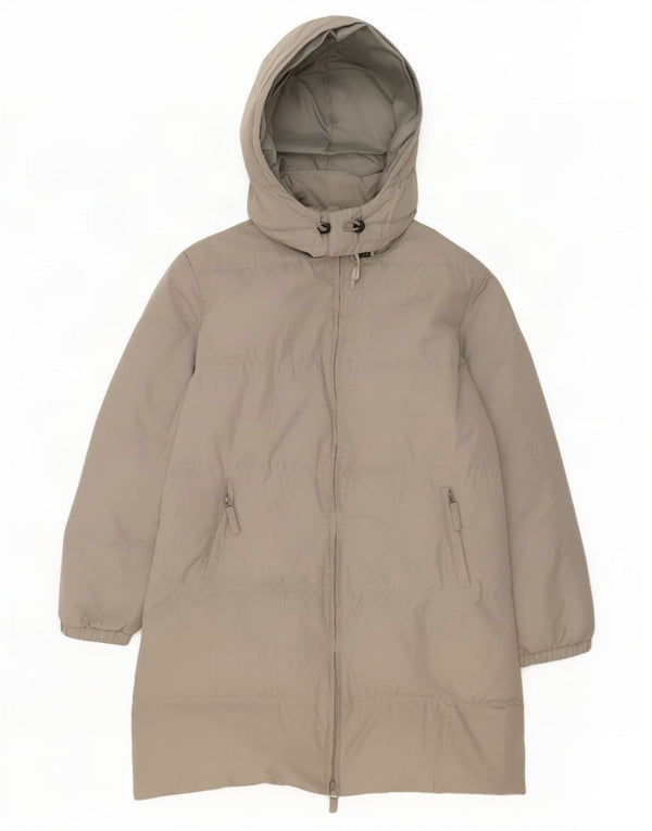 Cappotto imbottito oversize con cappuccio da donna Champion UK 10 piccolo poliestere grigio