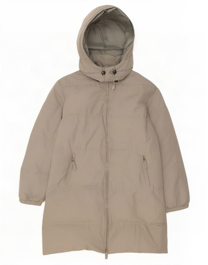 Cappotto imbottito oversize con cappuccio da donna Champion UK 10 piccolo poliestere grigio