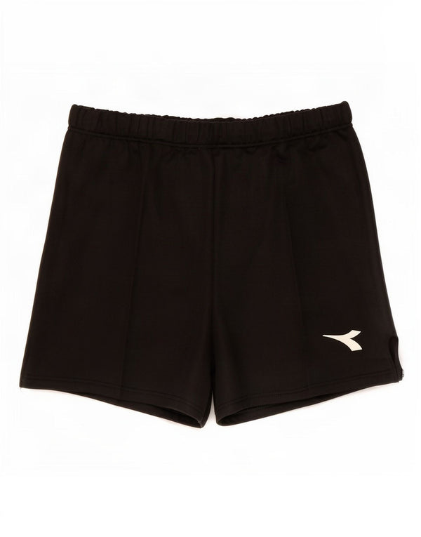 Diadora Mens Sport Shorts Small Black Polyester