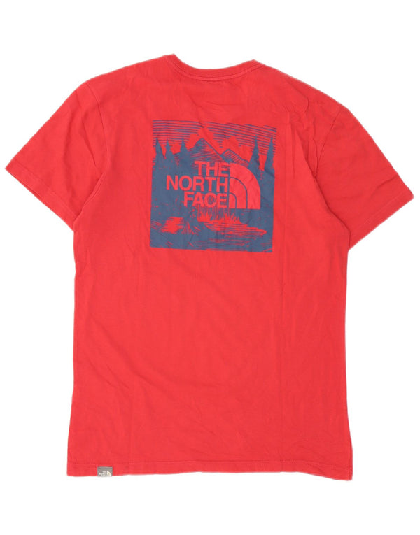 T-shirt grafica da uomo The North Face Top Small in cotone rosso