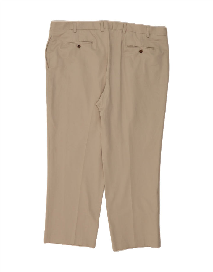 EDDIE BAUER Mens Khakis Pegged Relaxed Fit Casual Trousers W46 L31 Grey Vintage Eddie Bauer and Second-Hand Eddie Bauer from Messina Hembry 