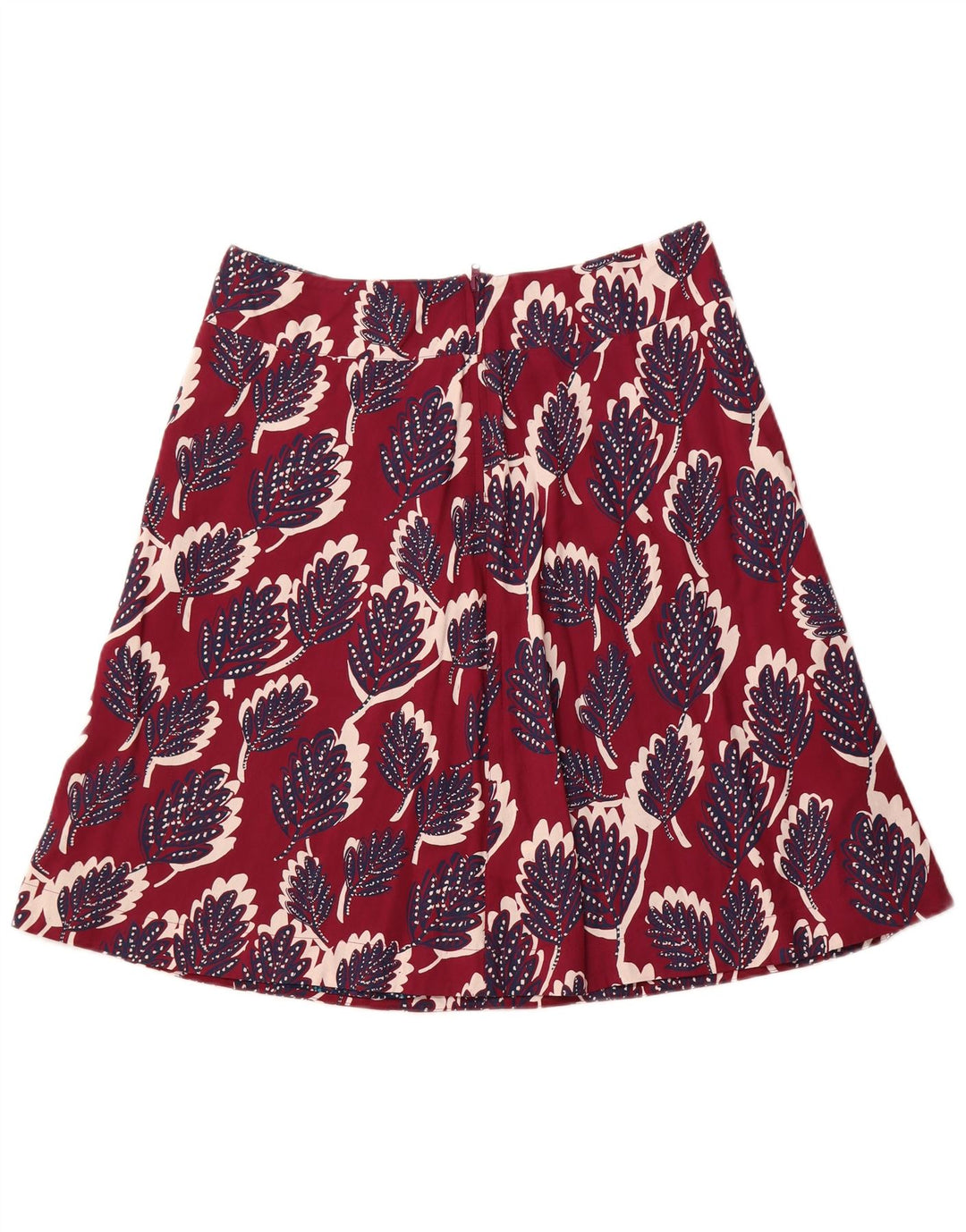 WHITE STUFF Gonna a trapezio da donna UK 14 Grande W34 Viscosa floreale rosa