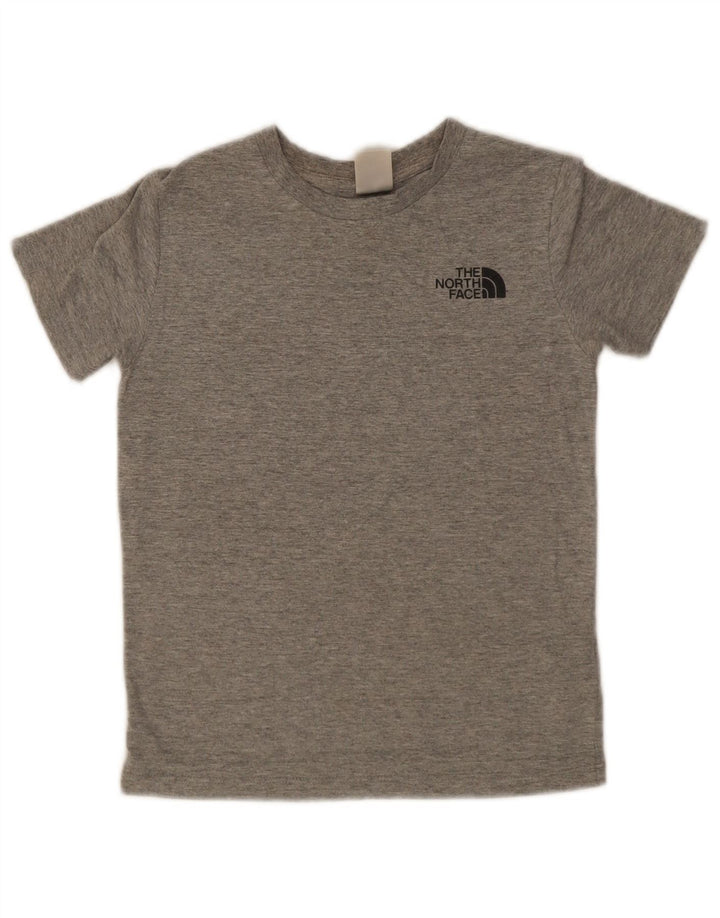 Maglietta grafica per ragazzi The North Face Top 9-10 anni Grigio medio chiazzato
