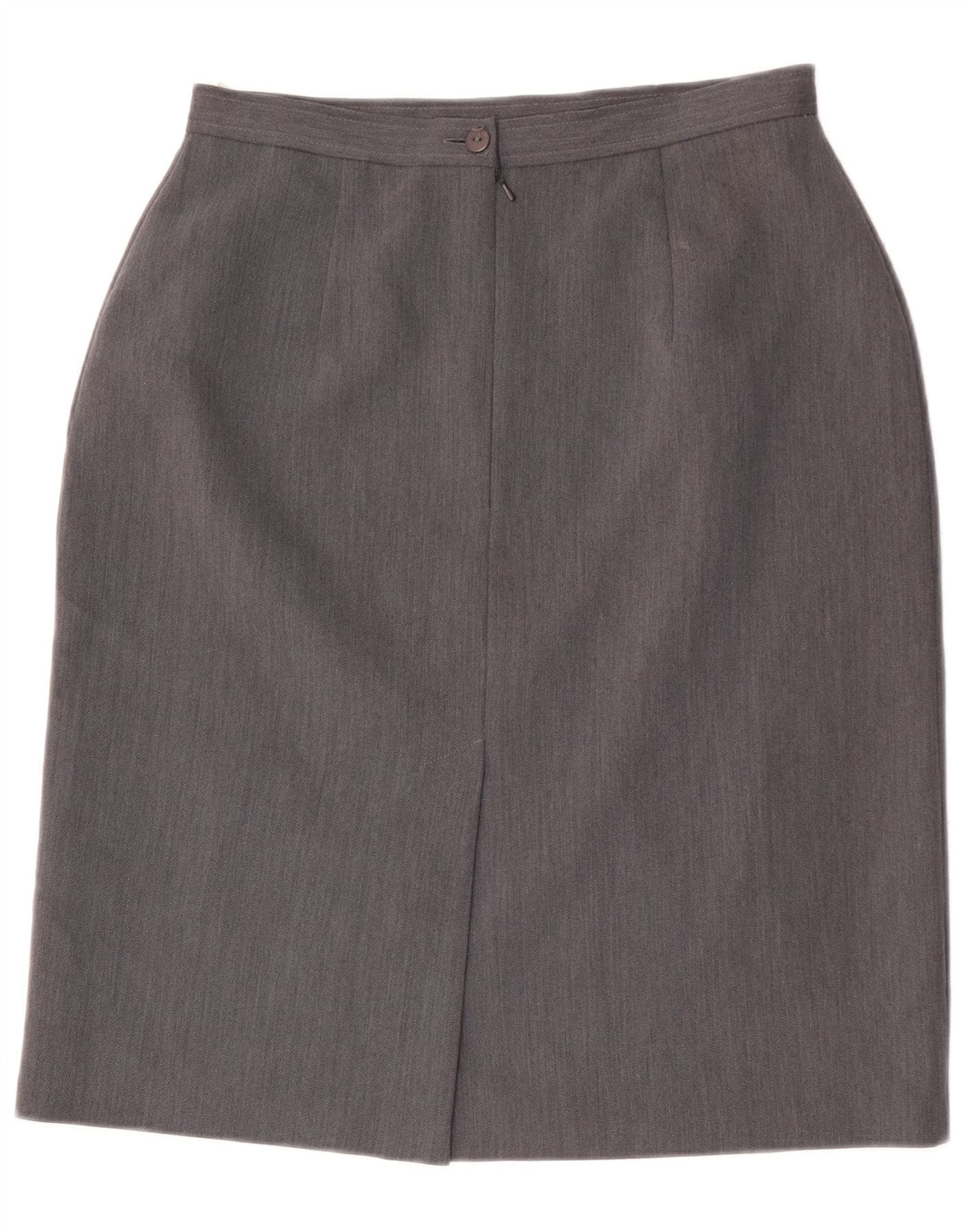 Gonna dritta da donna St. Bernard UK 14 media W28 poliestere grigio