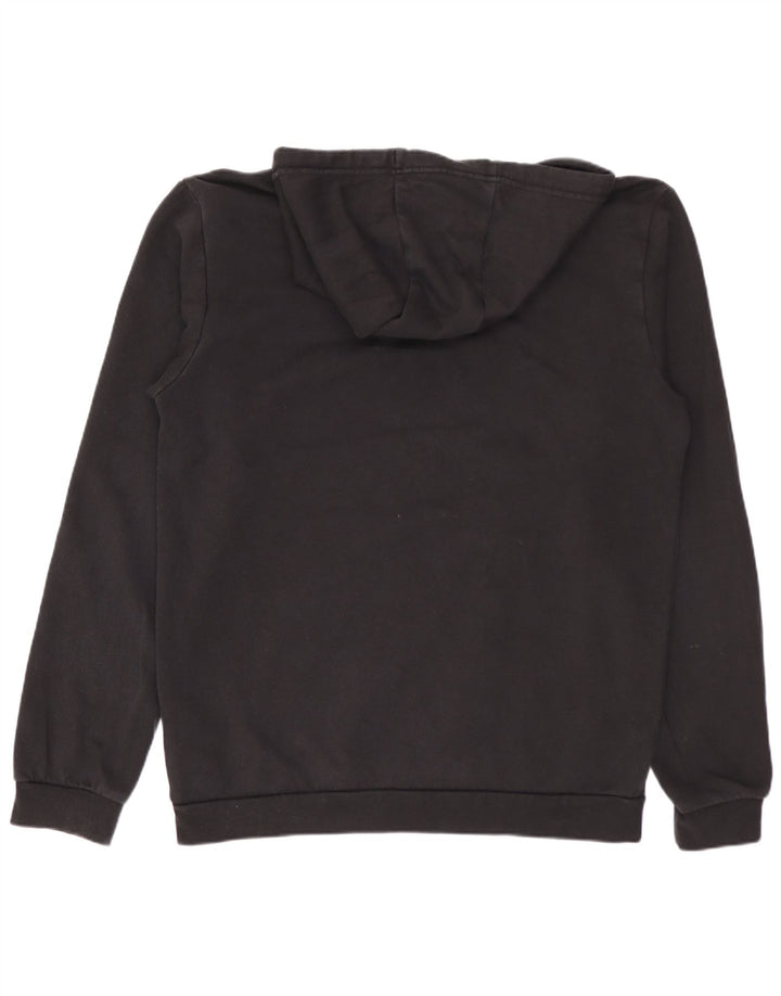 Maglione con cappuccio da uomo ADIDAS piccolo in cotone nero
