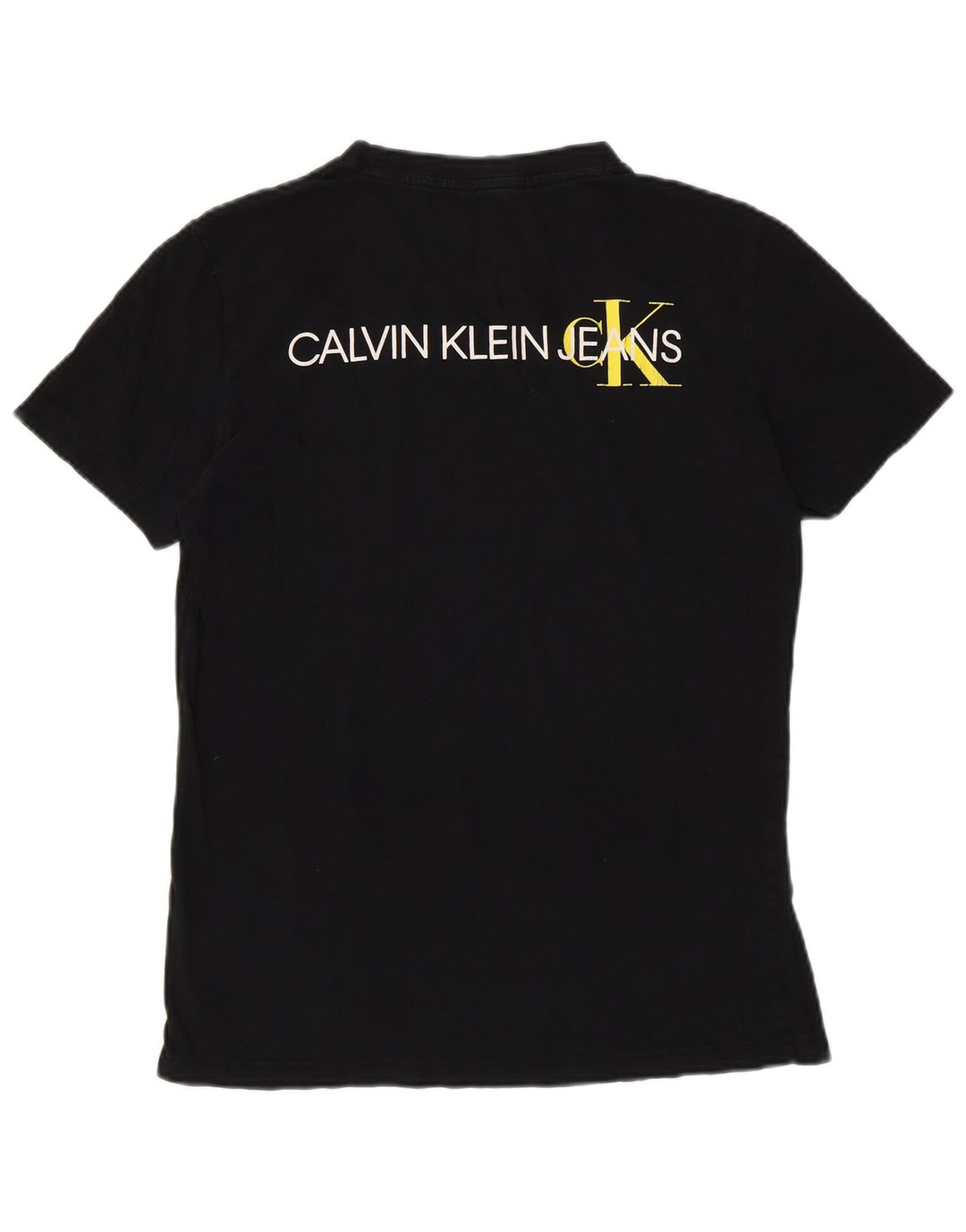 CALVIN KLEIN JEANS T-shirt grafica da uomo grande nera