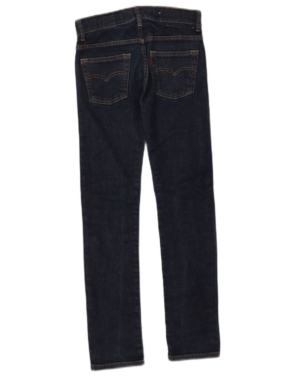 Levi's Girls 510 Skinny Jeans 9-10 anni W23 L27 Blu Navy Cotone