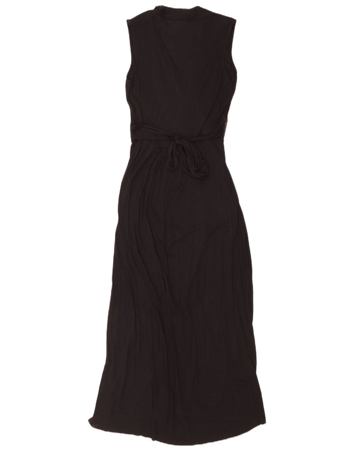 Abito lungo senza maniche da donna Monsoon UK 12 medio nero