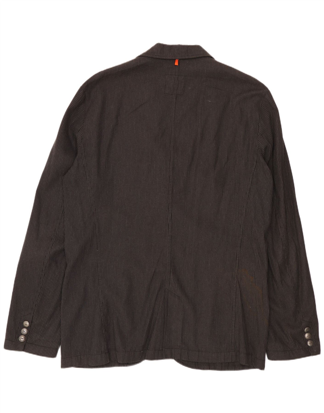 Giacca blazer da uomo a 2 bottoni HUGO BOSS UK 42 XL gessato grigio