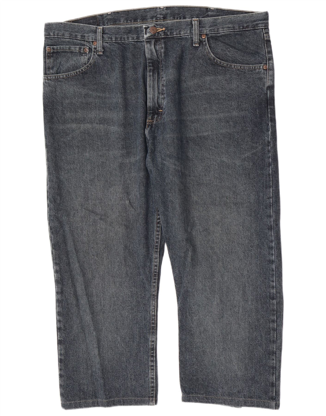 Jeans dritti da uomo Wrangler W40 L23 cotone blu navy