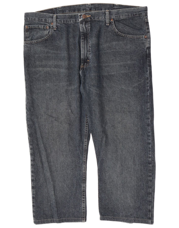 Jeans dritti da uomo Wrangler W40 L23 cotone blu navy