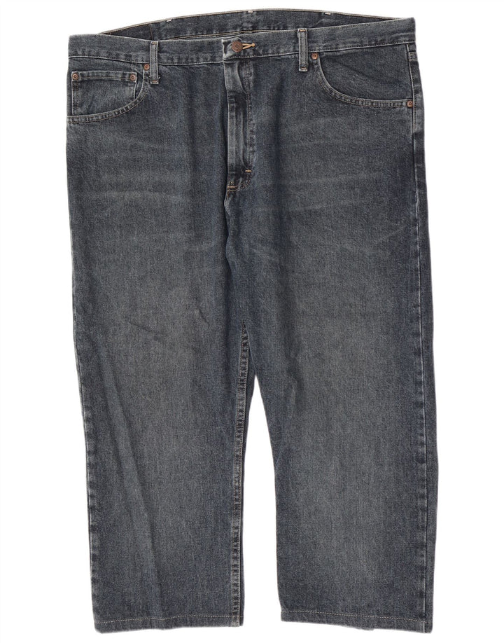 Jeans dritti da uomo Wrangler W40 L23 cotone blu navy
