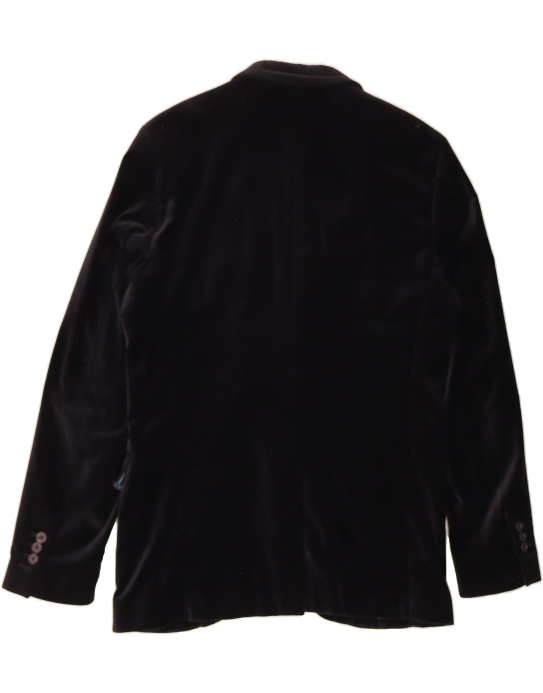 SCOTCH & SODA Giacca blazer da uomo in velluto a 2 bottoni IT 52 XL cotone nero